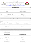 Lamb Manger Intake Form